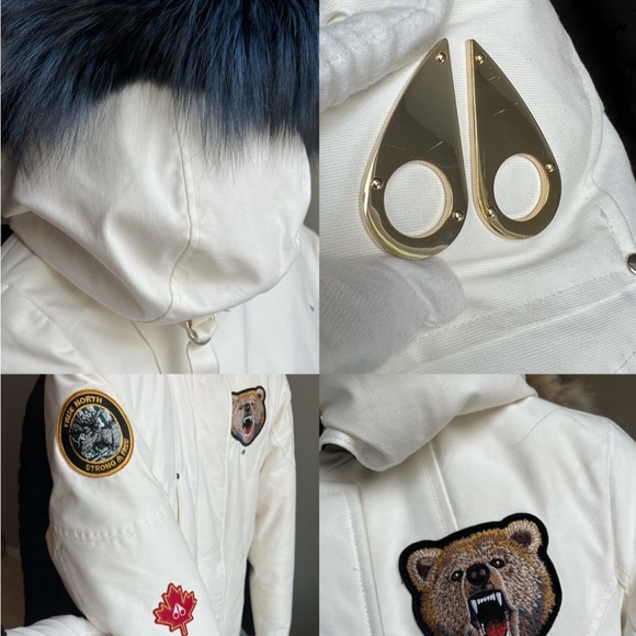 Authentic Moose Knuckles limited edition Down long parka hoody with real Fur - Picture 6 of 17